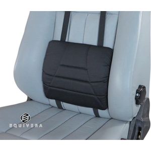 Equivera Rugkussen met universele bevestiging voor autostoel - Ergonomisch lendenkussen met Sitwell ondersteuning