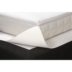 Beter Bed Topper Molton Hoeslaken en Anti-Slip Matrasonderlegger - Beschermingspakket Boxspring - 160x200x10 cm