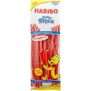 Haribo Balla Stixx Aardbei - 240 gram