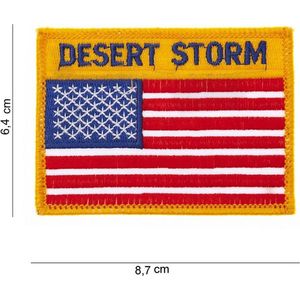 Embleem stof vlag USA desert storm