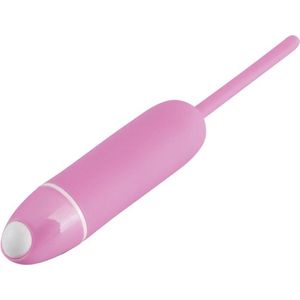 Roze vibrerende dilator voor vrouwen