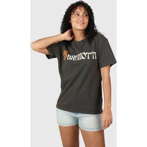 Brunotti Mellow Dames Oversized T-shirt - Zwart - XS