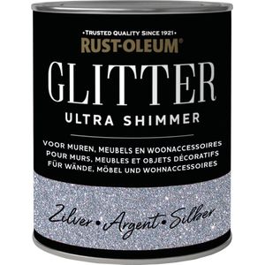 Rust-Oleum Glitterverf Ultra Shimmer Zilver 750ml