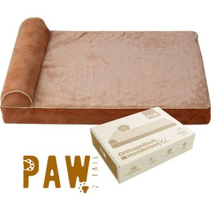 Paw 2 Tail Luxe Orthopedisch Hondenbed - Orthopedische Hondenmand - Orthopedisch Hondenkussen - Honden kussen - XL - 100 X 60 X 19 cm - Wasbaar - Anti-slip