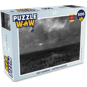 Puzzel Het moeras - Anton Mauve - Legpuzzel - Puzzel 500 stukjes