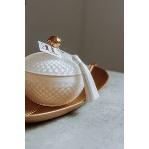 Geurkaars Rond Wit 340 ml - Inspired by Light Blue