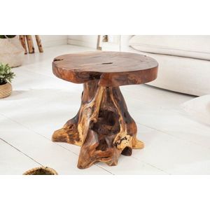 Bijzettafel Wortel 40cm teak