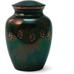 Classic Paws Raku Urn - Asbeeld Dieren Urn Voor Uw Geliefde Dier - Kat - Hond - Paard - Konijn 0,41 L