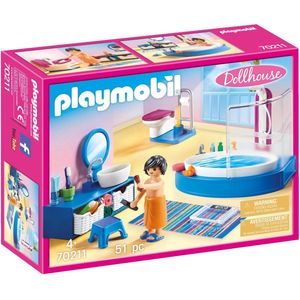 PLAYMOBIL Dollhouse Badkamer met Ligbad - 70211