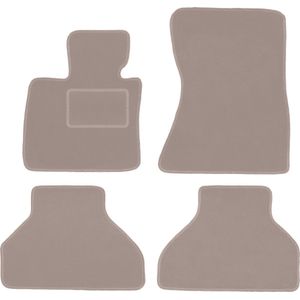 Beige velours vloermatten voor: BMW X6 F16 SUV (2014-2020)