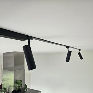 Led Deluxe - Led Focus Zwart - 12W - 2700 6000K - 1000lm - 48V - Stralingshoek 24° - Bluetooth - App bediending - Ultra Dunne Magnetische Led Railverlichting