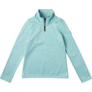 O'Neill - Fleece trui met halve rits voor meisjes - Solid - Aqua zee - maat 176cm
