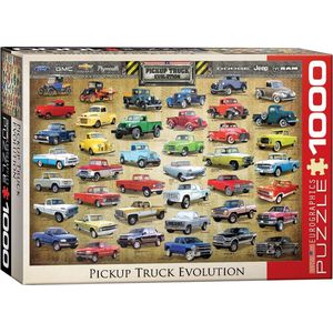 Eurographics puzzel Pickup Truck Evolution - 1000 stukjes