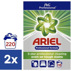 Ariel Prof Regular Waspoeder - 2 x 7.15 kg (220 wasbeurten)