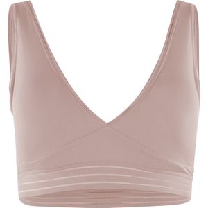 DIM Oh My Dim's Beha Dames - Geen Sluiting - Beugeloze BH -Maat M - Beige