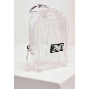 Urban Classics - Transparent Mini Bag with Hook transparent one size Dames portemonnee - Transparant