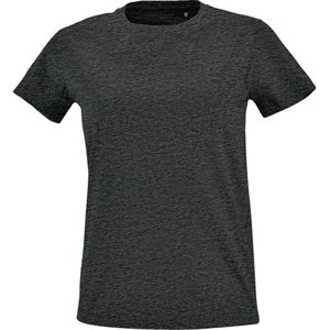 SOLS Dames/dames Imperial Fit T-Shirt met korte mouwen (Houtskool mergel)