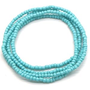 Armband Dames - Glaskralen - Blauw