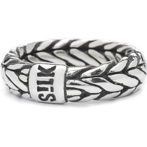 SILK Jewellery - Zilveren Ring - Zipp - 352.21.5 - Maat 21.5