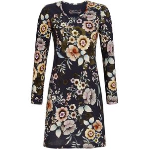 Bloomy nachthemd Bloemen midnight - Wit - Maat - 38