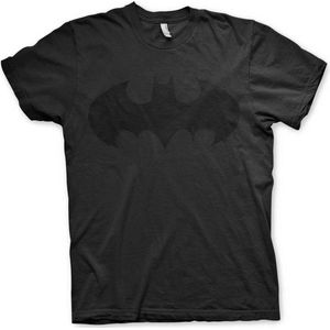 DC Comics Batman Heren Tshirt -3XL- Inked Logo Zwart