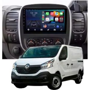 ADIVOX 9 inch geschikt voor Renault Trafic 2015-2021 Android 14 2GB/32GB Quad Core CarPlay/Auto/WiFi/RDS/DSP/DAB+