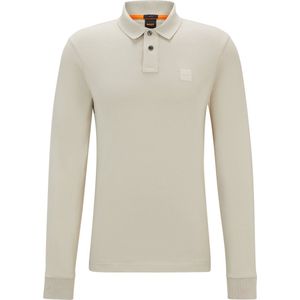 BOSS Passerby Polo Ecru - Maat M - Heren - Longsleeve polo