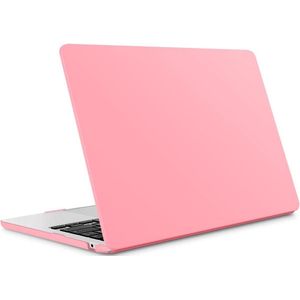 Laptopcover - Geschikt voor MacBook Air 13,6 inch - Case Cover Hardcase - A2681 (2022) - Matte Roze