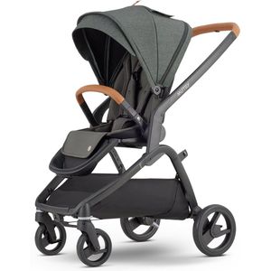 Mutsy Flow 3-in-1 Kinderwagen - Lichtgewicht Frame - Direct Opvouwbaar - Urban Green