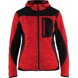 Blaklader Dames Vest met Softshell 4931-2117 - Rood/Zwart - S