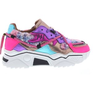 Dames Sneakers Dwrs Jupiter Neon Pink Purple Multi - Maat 40