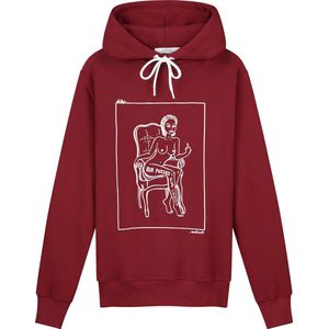 Collect The Label - Our Pussies Our Choice Hoodie - Bordeaux Rood - Unisex - S