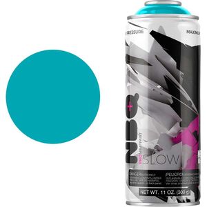 NBQ Slow - Spuitbus verf - 400ml - Matte afwerking - Hoge druk - AZUL MEDUSA / JELLYFISH BLUE