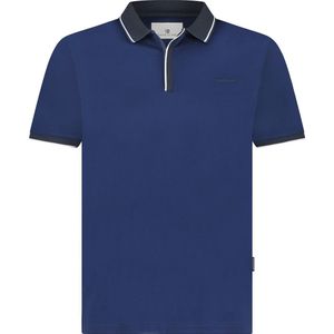 State Of Art Jersey Polo Donkerblauw - Maat L - Heren