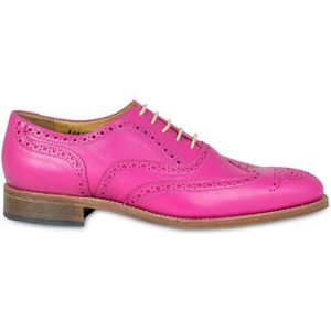 VanPalmen Quirey Nette schoenen - heren veterschoen - fuchsia - goodyear-maakzijze - topkwaliteit