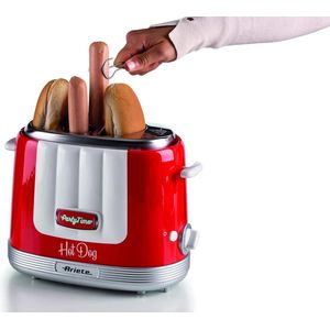 Ariete 0206/00 - 50's Style Hotdog maker - 650 Watt - 2 Sleuven - Rood