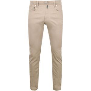 Pierre Cardin Broek Lyon Futureflex Beige - Maat W 38 - L 30 - Heren - Five-pocket broek