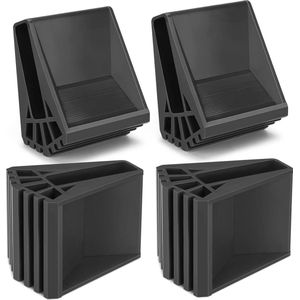 Rubberen ladder voetkussen - 4 stuks antislip voetbedekking - opvouwbare ladder accessoires - veiligheidsbumpers