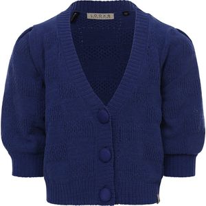 LOOXS 10sixteen 2311-5326-185 Meisjes Sweater/Vest - Maat 128 - Blauw van 100% polyester