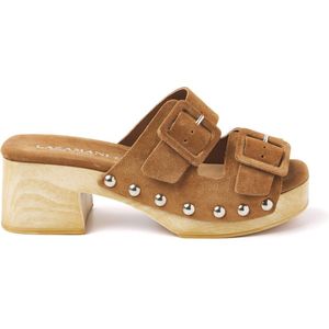 Lazamani Dames Clogs 31.227 Cuoio