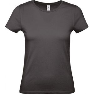 T-shirt Dames S B&C Ronde hals Korte mouw Urban Black 100% Katoen