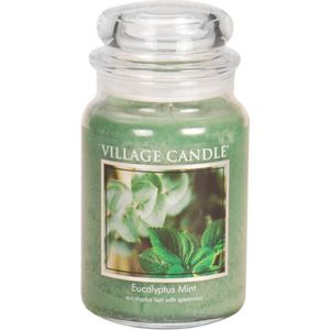 Village Candle  Eucalyptus Mint  Large Jar 170 Branduren