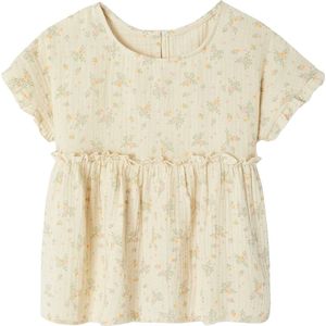 Vertbaudet Meisjesblouse met print van katoengaas