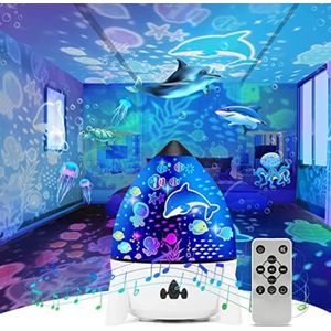 Sky Projector - 8 Effecten - 360° Rotatie - Met Muziek - Sterren Projector - Starry Projector Light - Sky Projector Kinderen - Galaxy Projector