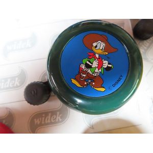 Widek - Fietsbel - Cowboy Donald Duck - Groen - 55 mm