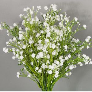 6 bundels kunstbloemen Gypsophila kunstboeketten bloemstuk voor ambachten bruiloft huisdecoratie