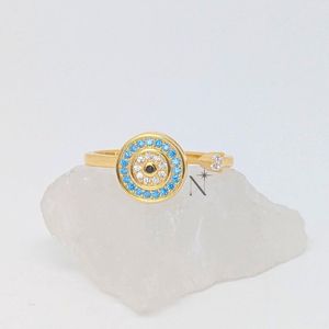 Luminora S925 Unity Ring Goud - Fidget Ring Zilver 925 - Anxiety Ring - Stress Ring - Anti Stress Ring - Spinner Ring - Spinning Ring - Draai Ring - Ring Goud Dames - Gouden Ring - Wellness Sieraden