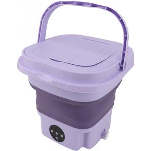 Mini Opvouwbare Wasmachine met 11L Capaciteit voor Verblijf en Reis