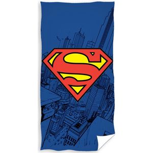 Superman Strandlaken Logo - 70 x 140 cm - Katoen