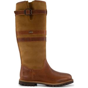 Travelin' Lindau Dames - Leren outdoorlaars - Waterdicht en Ademend - Laarzen Cognac Leer